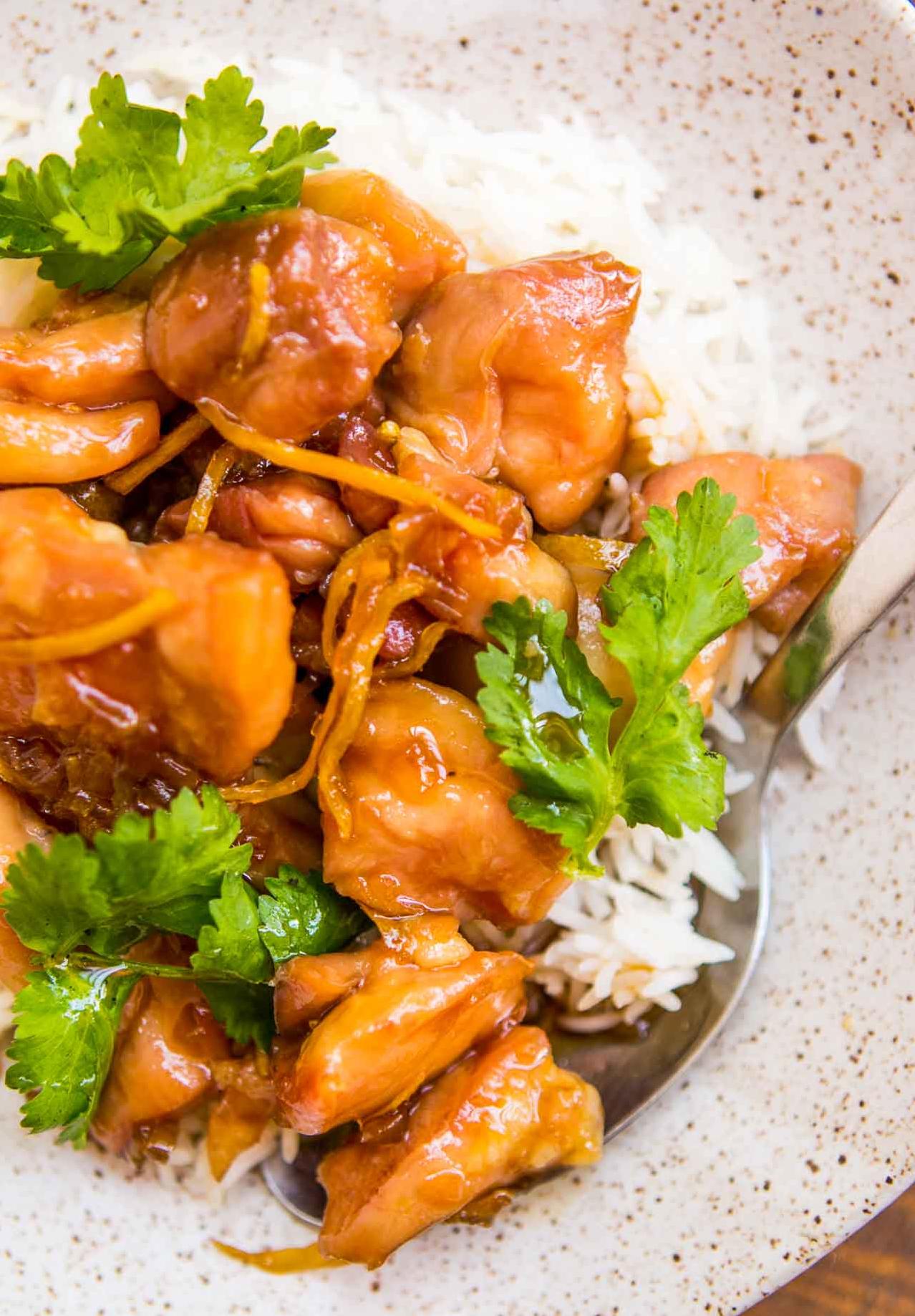  This chicken is so tender and juicy, you'll want to lick the caramel-ginger sauce off the plate.