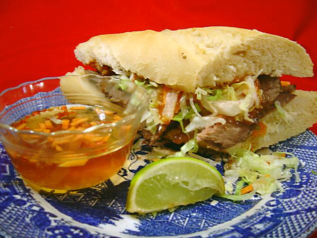 Vietnamese Beef Sandwich