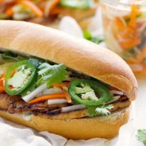 Vietnamese Chicken Sandwich - Banh Mi