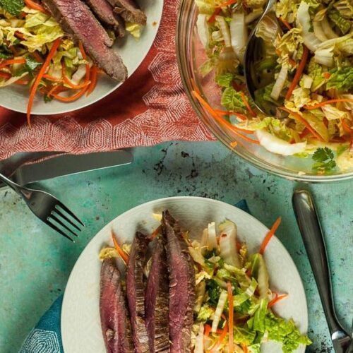 Vietnamese Grilled Steak and Cabbage Salad