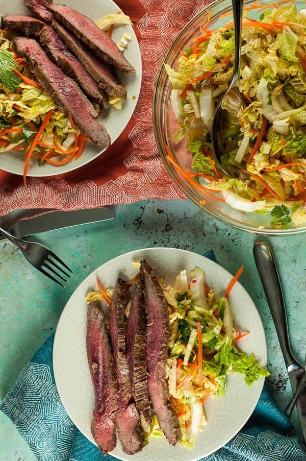 Vietnamese Grilled Steak and Cabbage Salad