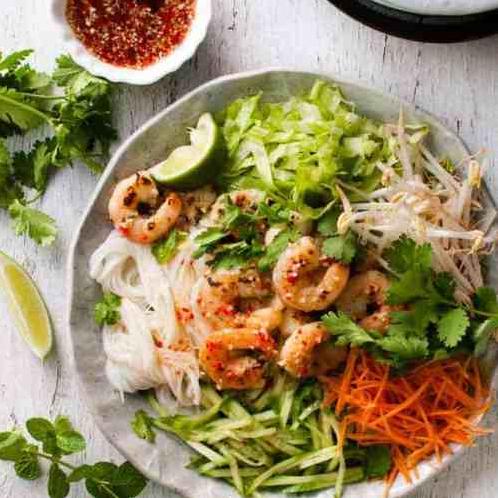 Vietnamese Shrimp and Glass Noodle Salad
