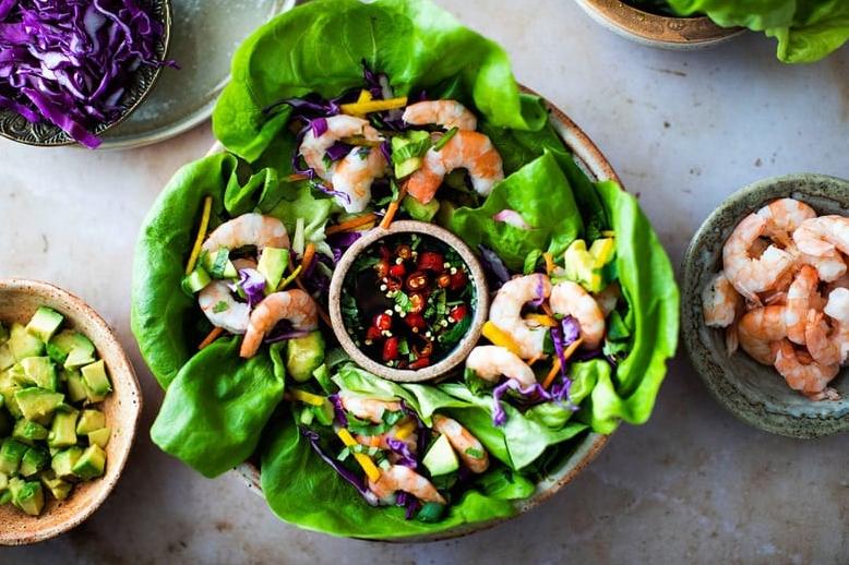 Delicious Vietnamese Shrimp Lettuce Wraps Recipe