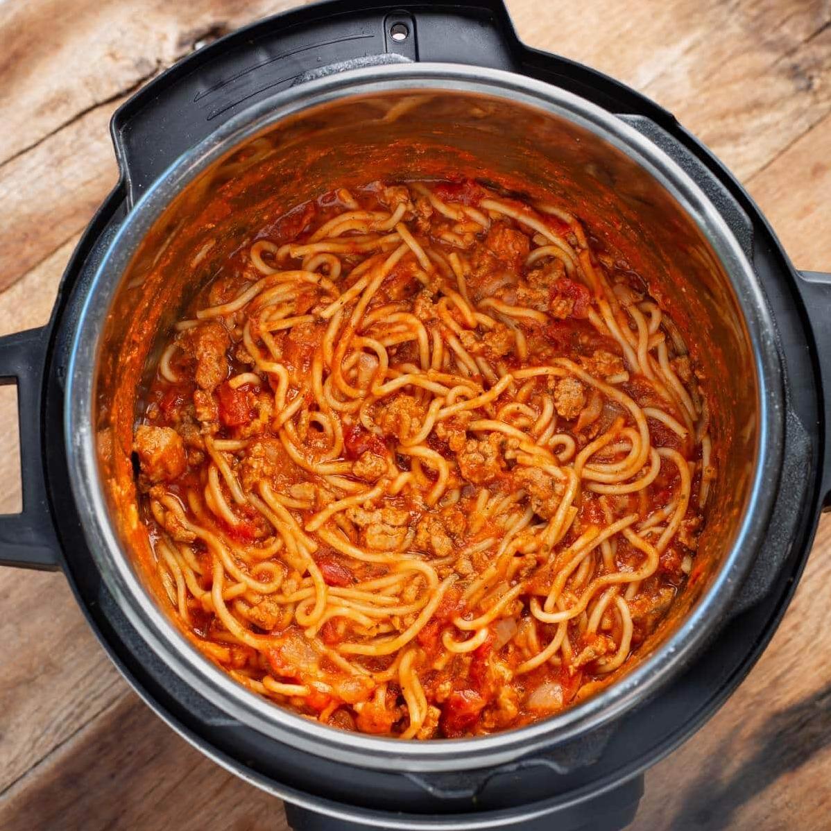  Who needs a perfect date when you can have perfect instant pot spaghetti?