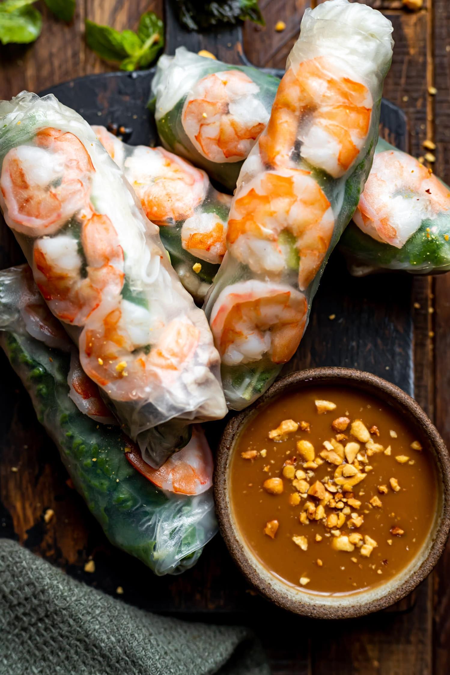  Who says healthy food has to be boring? Our Vietnamese spring rolls are packed with nutrients