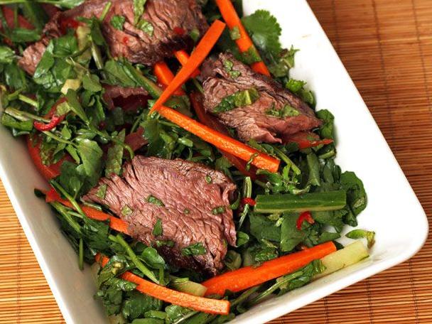  Who says salads can't be hearty? This steak salad will leave you feeling satisfied.