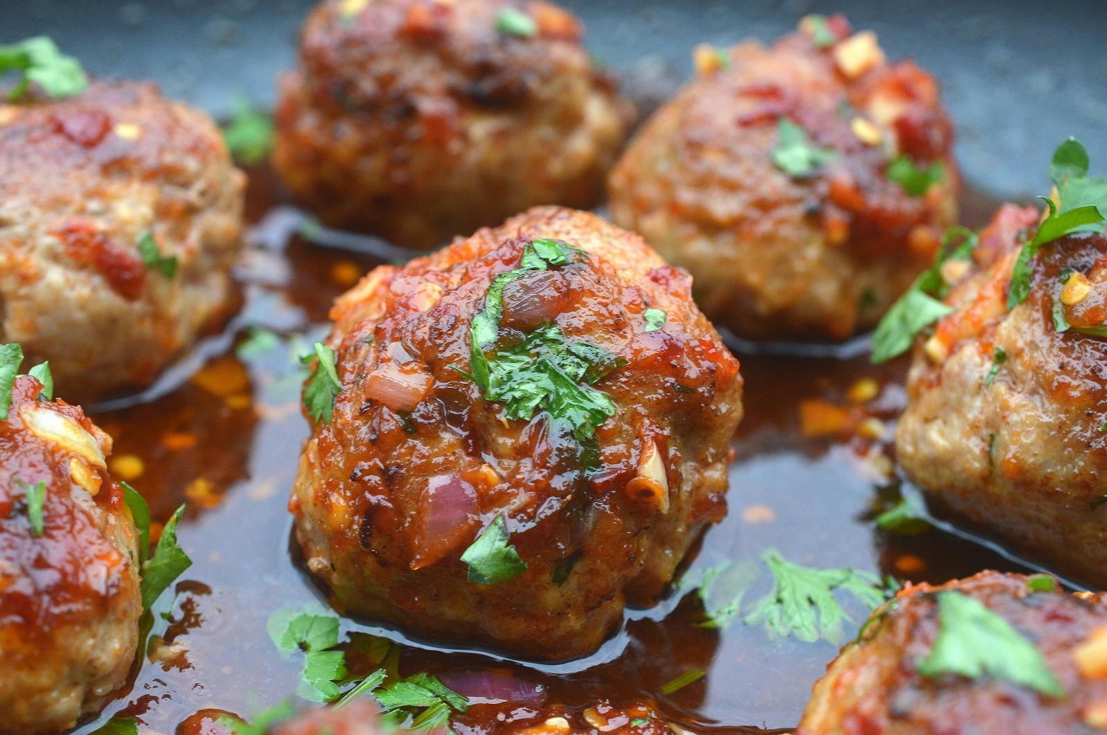  You won't be able to resist dipping these juicy meatballs in the flavorful sauce.